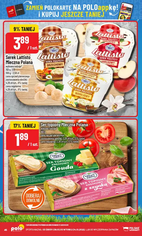 POLOmarket - gazetka promocyjna Gazetka od środy 08.10 do wtorku 14.10 - strona 46