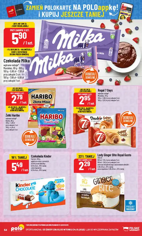 POLOmarket - gazetka promocyjna Gazetka od środy 08.10 do wtorku 14.10 - strona 64