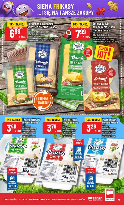 POLOmarket - gazetka promocyjna Gazetka od środy 08.10 do wtorku 14.10 - strona 45