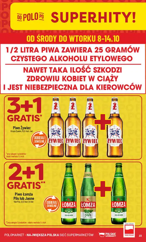 POLOmarket - gazetka promocyjna Gazetka od środy 08.10 do wtorku 14.10 - strona 23