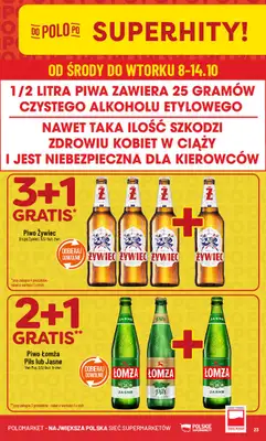 POLOmarket - gazetka promocyjna Gazetka od środy 08.10 do wtorku 14.10 - strona 23 POLOmarket - gazetka promocyjna Gazetka od środy 08.10 do wtorku 14.10 - strona 23