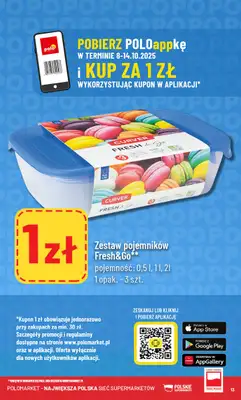 POLOmarket - gazetka promocyjna Gazetka od środy 08.10 do wtorku 14.10 - strona 13 POLOmarket - gazetka promocyjna Gazetka od środy 08.10 do wtorku 14.10 - strona 13