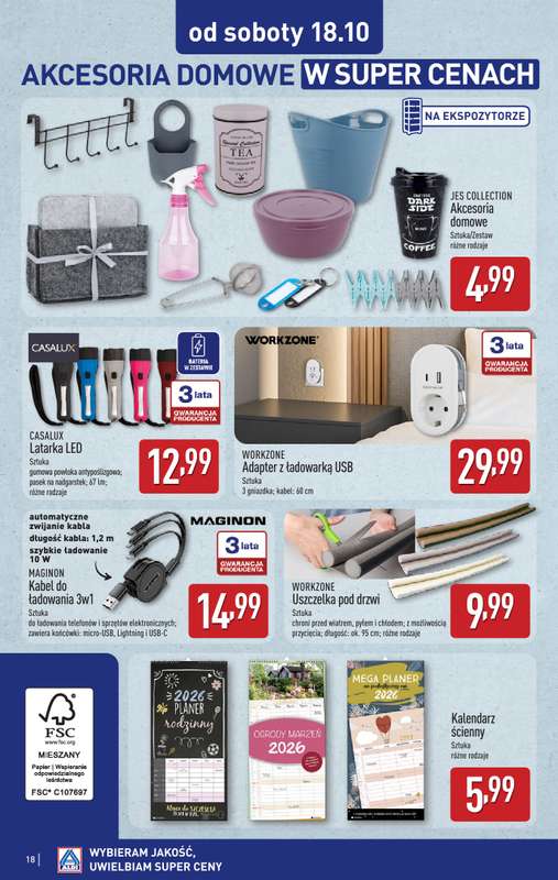 Aldi - gazetka promocyjna Aldi ma to coś! od poniedziałku 06.10 do soboty 18.10 - strona 18