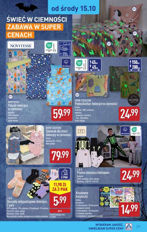 Aldi - gazetka promocyjna Aldi ma to coś! od poniedziałku 06.10 do soboty 18.10 - strona 11