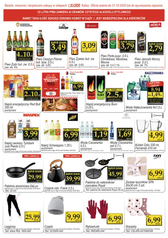 Społem - Blisko i Korzystnie - gazetka promocyjna Gazetka PSS Kalisz od środy 08.10 do piątku 31.10 - strona 7