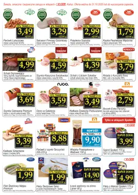 Społem - Blisko i Korzystnie - gazetka promocyjna Gazetka PSS Kalisz od środy 08.10 do piątku 31.10 - strona 2