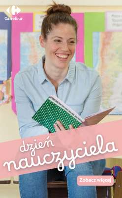 Carrefour - gazetka promocyjna Upominki na DZIEŃ NAUCZYCIELA od wtorku 07.10 do soboty 11.10