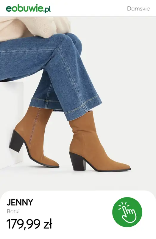 eobuwie.pl - gazetka promocyjna Jesienne botki damskie na słupku od wtorku 07.10  - strona 8