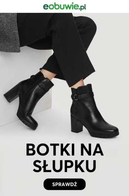 eobuwie.pl - gazetka promocyjna Jesienne botki damskie na słupku od wtorku 07.10 