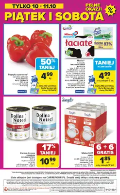 Carrefour - gazetka promocyjna Gazetka Weekend promek już od czwartku od czwartku 09.10 do soboty 11.10 - strona 8 Carrefour - gazetka promocyjna Gazetka Weekend promek już od czwartku od czwartku 09.10 do soboty 11.10 - strona 8