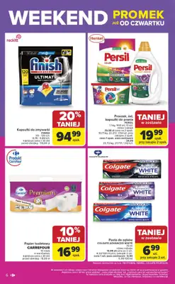 Carrefour - gazetka promocyjna Gazetka Weekend promek już od czwartku od czwartku 09.10 do soboty 11.10 - strona 6 Carrefour - gazetka promocyjna Gazetka Weekend promek już od czwartku od czwartku 09.10 do soboty 11.10 - strona 6