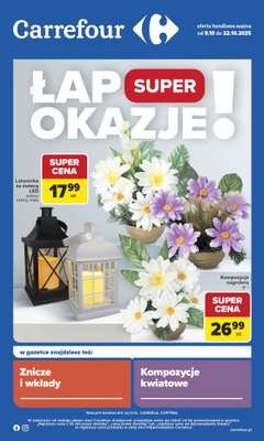 Carrefour - gazetka promocyjna Gazetka Łap okazje od czwartku od czwartku 09.10 do środy 22.10