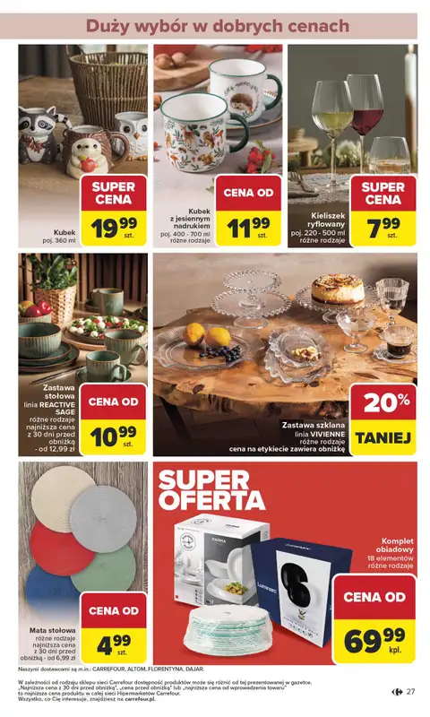 Carrefour - gazetka promocyjna Gazetka Łap okazje od czwartku od czwartku 09.10 do środy 22.10 - strona 27