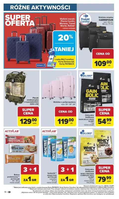 Carrefour - gazetka promocyjna Gazetka Łap okazje od czwartku od czwartku 09.10 do środy 22.10 - strona 16