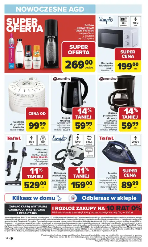 Carrefour - gazetka promocyjna Gazetka Łap okazje od czwartku od czwartku 09.10 do środy 22.10 - strona 14