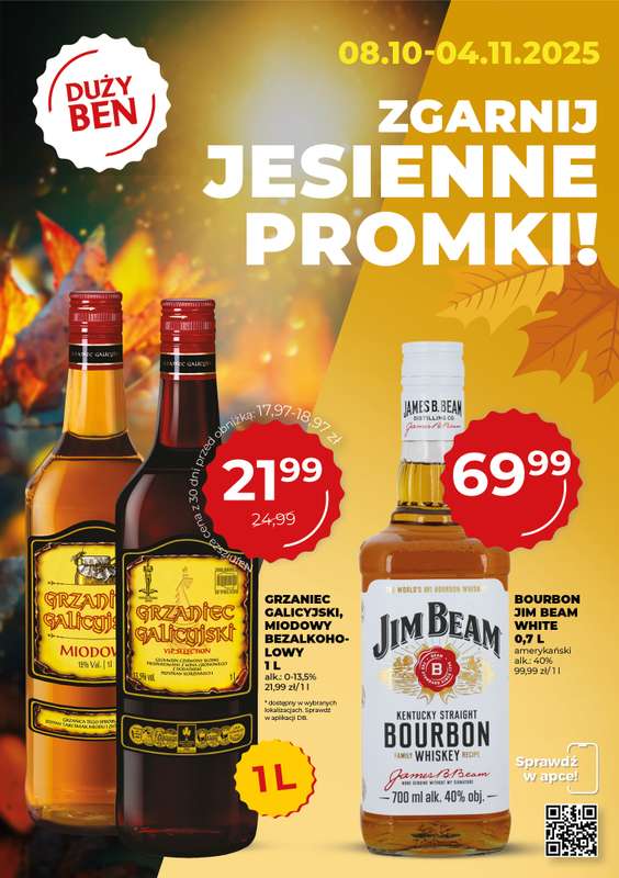 Duży Ben - gazetka promocyjna Gazetka od środy 08.10 do wtorku 04.11