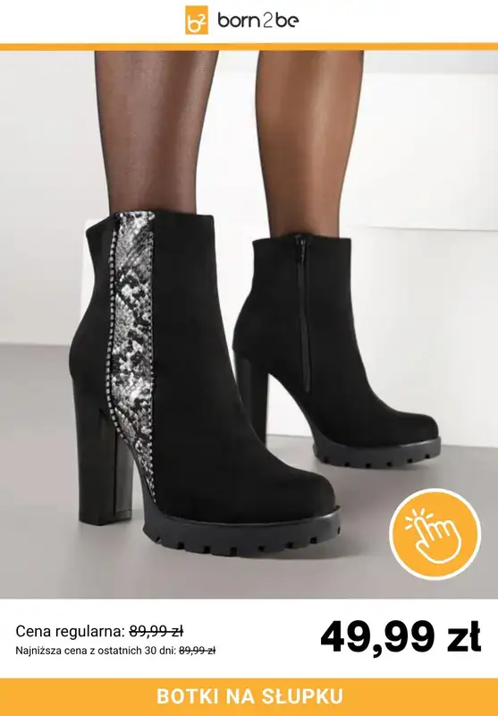 Born2be - gazetka promocyjna Botki za max 79,99 zł od wtorku 07.10 do poniedziałku 20.10 - strona 7