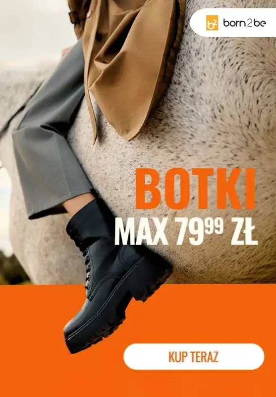 Born2be - gazetka promocyjna Botki za max 79,99 zł  