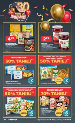 Netto - gazetka promocyjna Gazetka Spożywcza od poniedziałku 06.10 do soboty 11.10 - strona 16 Netto - gazetka promocyjna Gazetka Spożywcza od poniedziałku 06.10 do soboty 11.10 - strona 16
