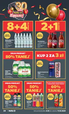 Netto - gazetka promocyjna Gazetka Spożywcza od poniedziałku 06.10 do soboty 11.10 - strona 24 Netto - gazetka promocyjna Gazetka Spożywcza od poniedziałku 06.10 do soboty 11.10 - strona 24
