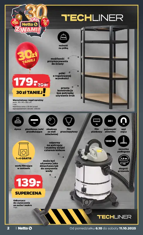 Netto - gazetka promocyjna Gazetka Spożywcza od poniedziałku 06.10 do soboty 11.10 - strona 31