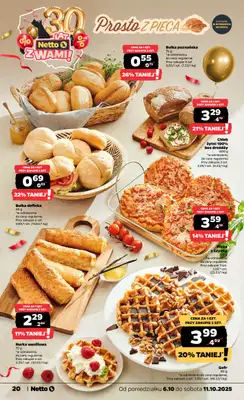 Netto - gazetka promocyjna Gazetka Spożywcza od poniedziałku 06.10 do soboty 11.10 - strona 20 Netto - gazetka promocyjna Gazetka Spożywcza od poniedziałku 06.10 do soboty 11.10 - strona 20