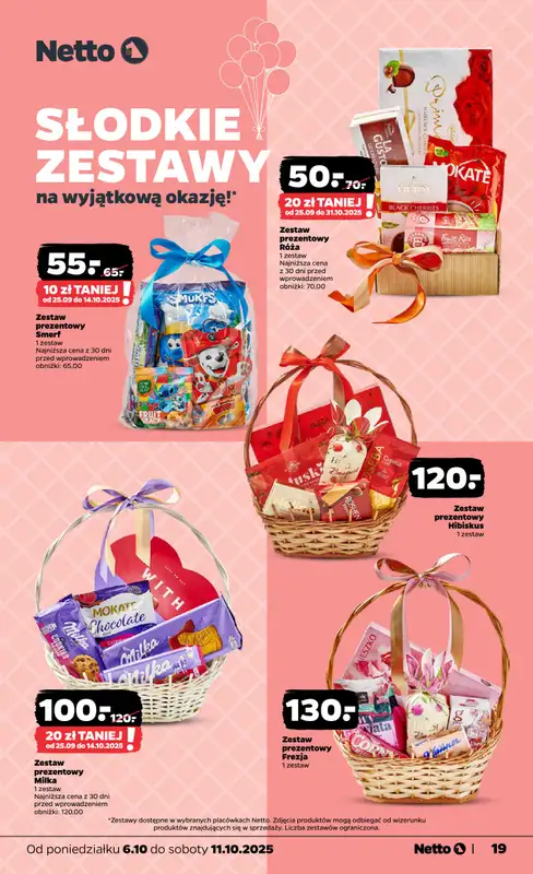 Netto - gazetka promocyjna Gazetka Spożywcza od poniedziałku 06.10 do soboty 11.10 - strona 19