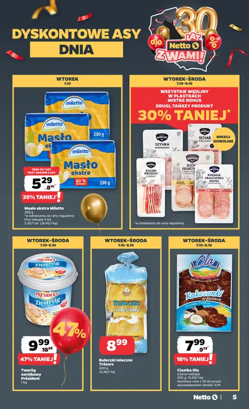 Netto - gazetka promocyjna Gazetka Spożywcza od poniedziałku 06.10 do soboty 11.10 - strona 5