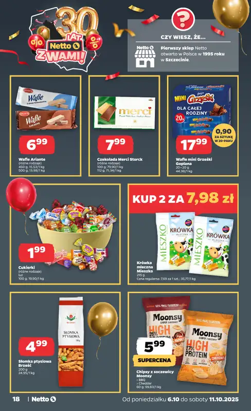 Netto - gazetka promocyjna Gazetka Spożywcza od poniedziałku 06.10 do soboty 11.10 - strona 18
