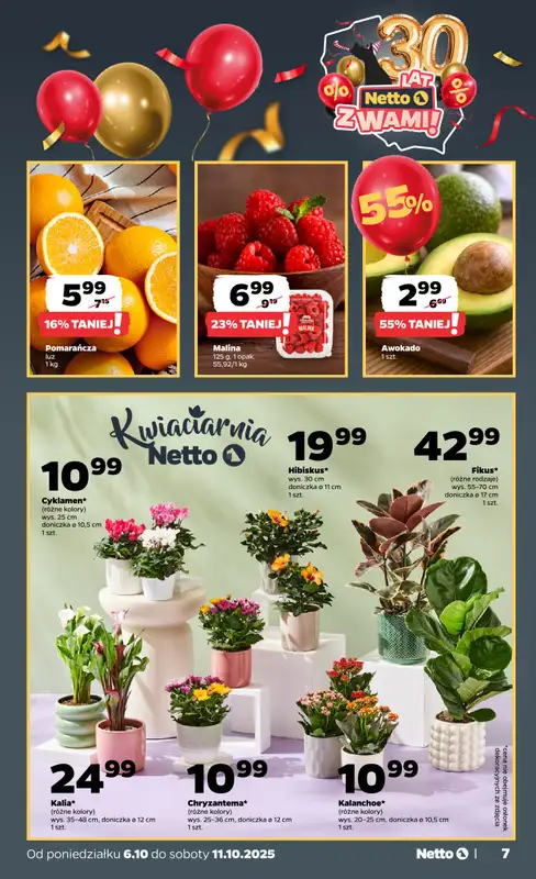 Netto - gazetka promocyjna Gazetka Spożywcza od poniedziałku 06.10 do soboty 11.10 - strona 7
