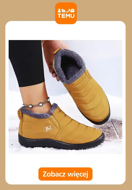 Temu - gazetka promocyjna Botki i kozaki damskie od wtorku 07.10  - strona 12