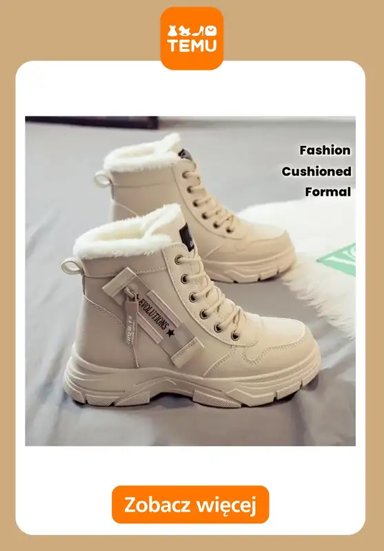 Temu - gazetka promocyjna Botki i kozaki damskie od wtorku 07.10  - strona 13