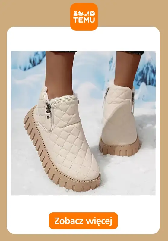 Temu - gazetka promocyjna Botki i kozaki damskie od wtorku 07.10  - strona 8