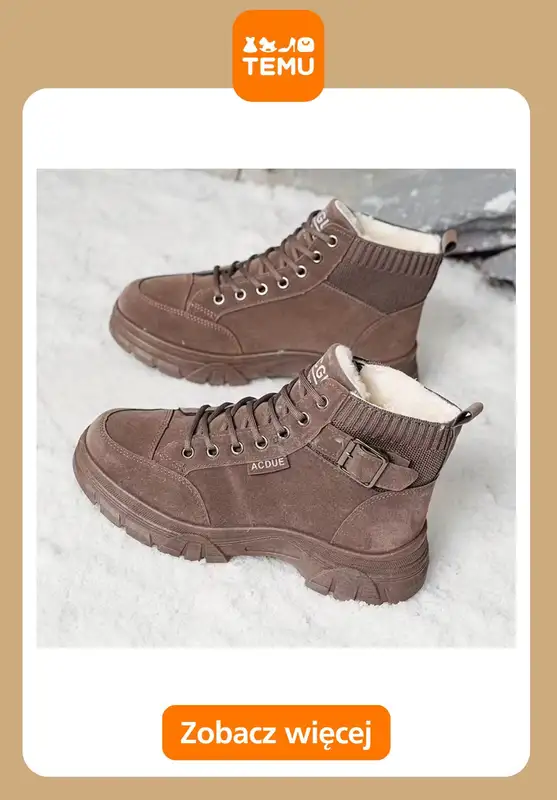 Temu - gazetka promocyjna Botki i kozaki damskie od wtorku 07.10  - strona 11