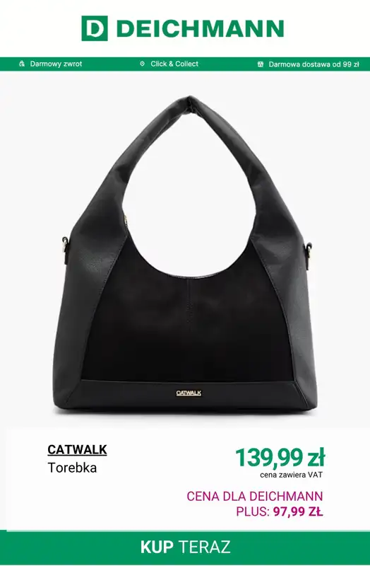 Deichmann - gazetka promocyjna -30% na plecaki i torebki przy zakupach od 99 zł od wtorku 07.10  - strona 3