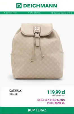 Deichmann - gazetka promocyjna -30% na plecaki i torebki przy zakupach od 99 zł od wtorku 07.10  - strona 6 Deichmann - gazetka promocyjna -30% na plecaki i torebki przy zakupach od 99 zł od wtorku 07.10  - strona 6