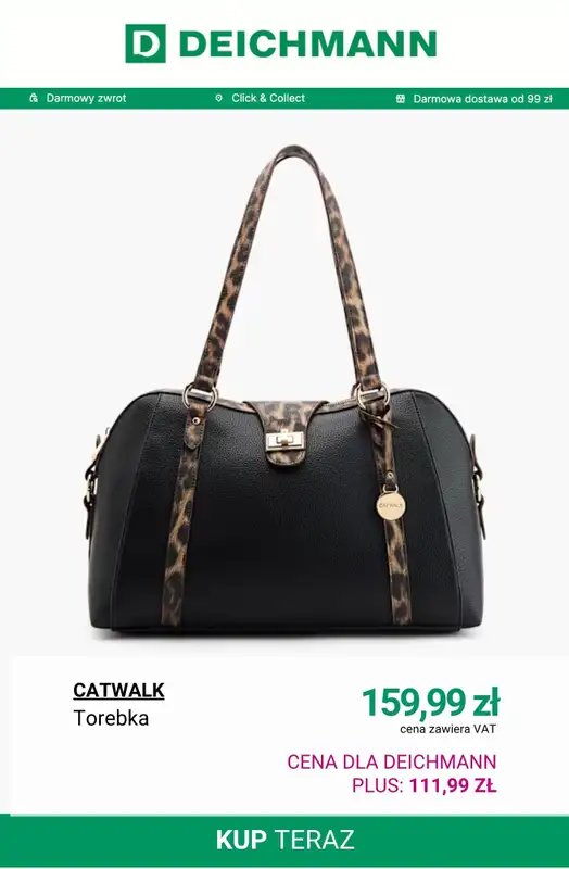 Deichmann - gazetka promocyjna -30% na plecaki i torebki przy zakupach od 99 zł od wtorku 07.10  - strona 10