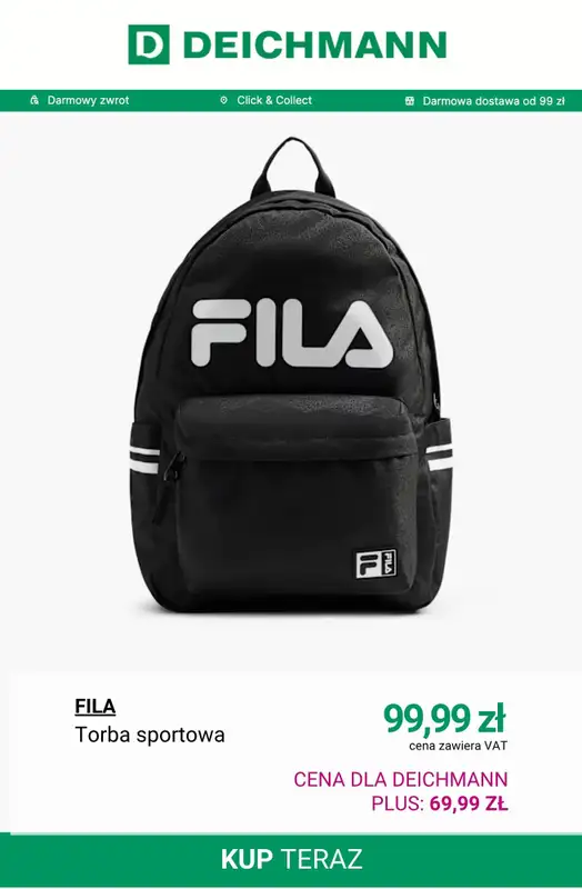 Deichmann - gazetka promocyjna -30% na plecaki i torebki przy zakupach od 99 zł od wtorku 07.10  - strona 4