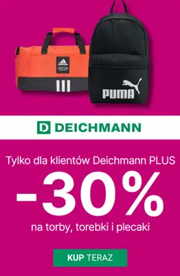 Deichmann - gazetka promocyjna -30% na plecaki i torebki przy zakupach od 99 zł od wtorku 07.10  Deichmann - gazetka promocyjna -30% na plecaki i torebki przy zakupach od 99 zł od wtorku 07.10
