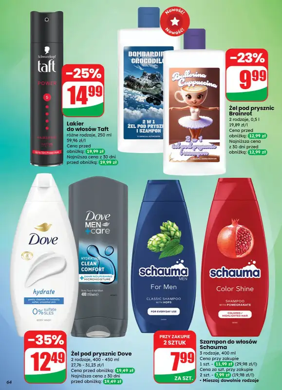 Dino - gazetka promocyjna Gazetka od środy 08.10 do wtorku 14.10 - strona 64