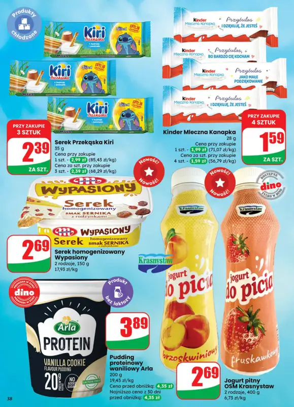Dino - gazetka promocyjna Gazetka od środy 08.10 do wtorku 14.10 - strona 38