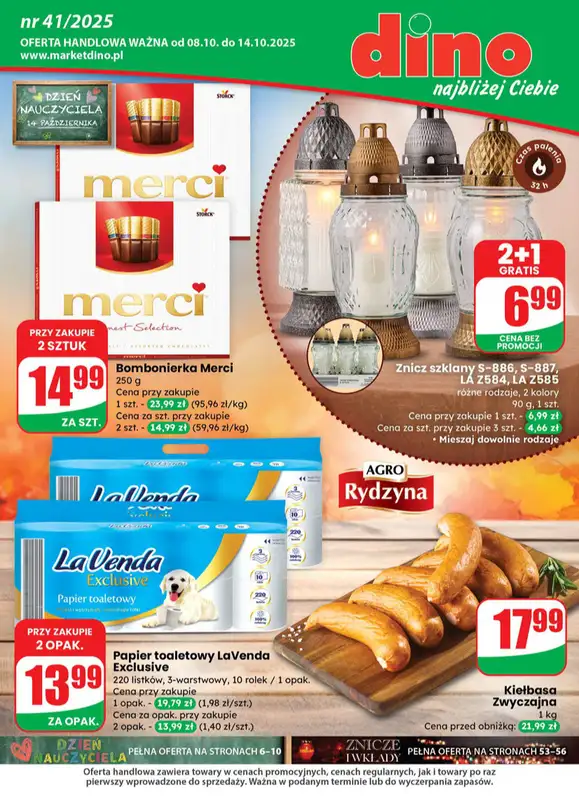 Dino - gazetka promocyjna Gazetka od środy 08.10 do wtorku 14.10