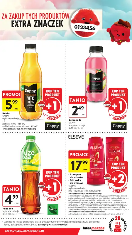 Intermarche - gazetka promocyjna Gazetka od czwartku 09.10 do środy 15.10 - strona 19