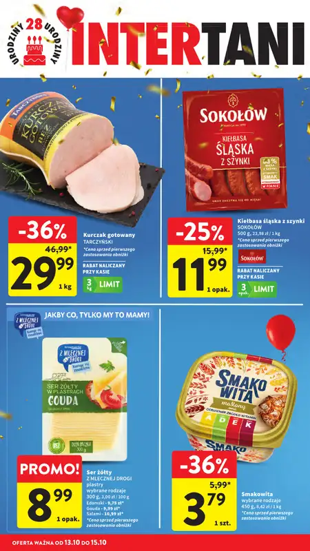 Intermarche - gazetka promocyjna Gazetka od czwartku 09.10 do środy 15.10 - strona 46