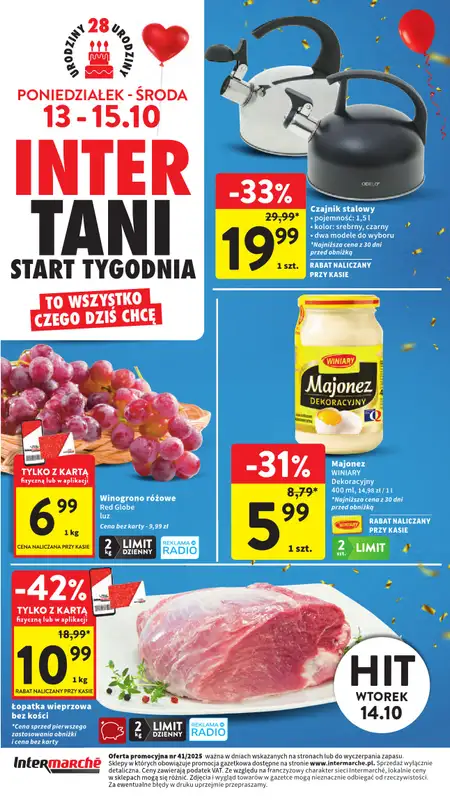 Intermarche - gazetka promocyjna Gazetka od czwartku 09.10 do środy 15.10 - strona 48