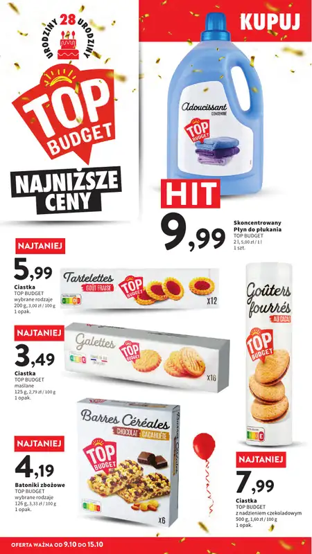 Intermarche - gazetka promocyjna Gazetka od czwartku 09.10 do środy 15.10 - strona 34