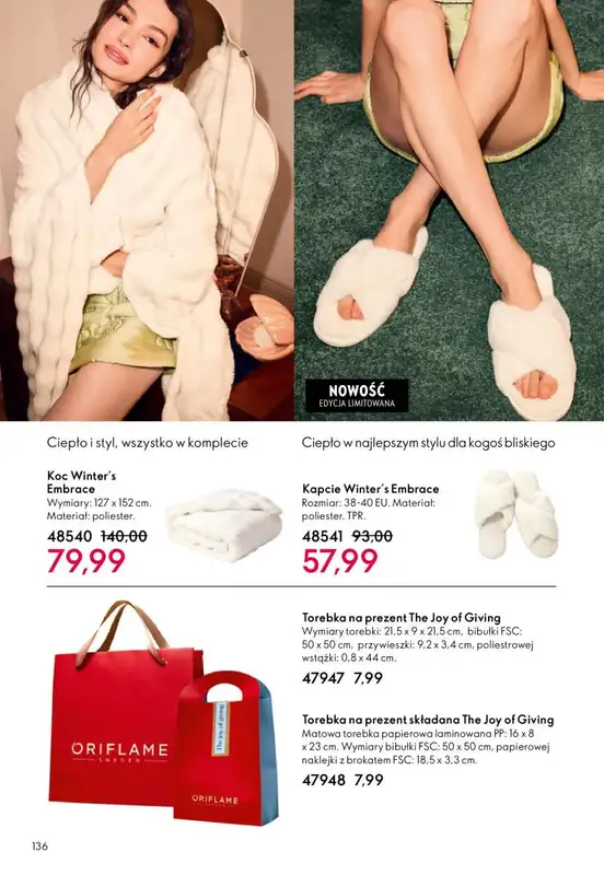 Oriflame - gazetka promocyjna Katalog 15/2025 od środy 22.10 do wtorku 11.11 - strona 136