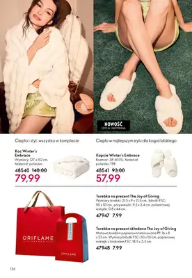Oriflame - gazetka promocyjna Katalog 15/2025 od środy 22.10 do wtorku 11.11 - strona 136 Oriflame - gazetka promocyjna Katalog 15/2025 od środy 22.10 do wtorku 11.11 - strona 136