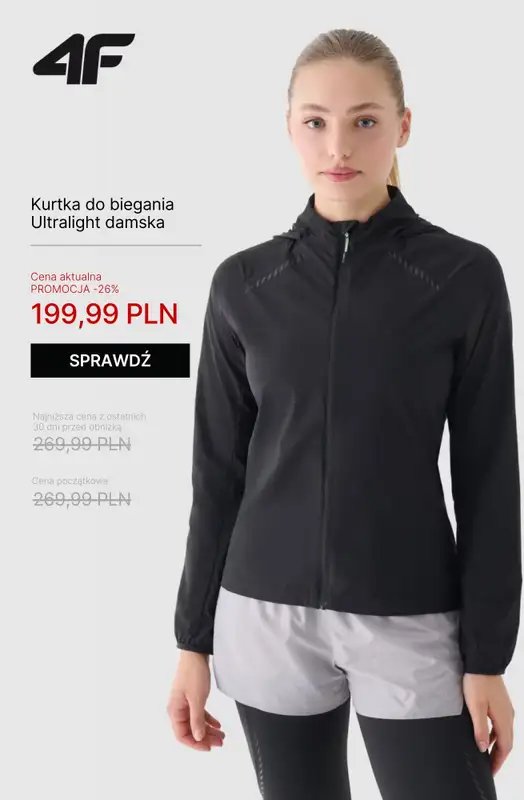 4F - gazetka promocyjna Biegowe okazje od wtorku 07.10  - strona 4