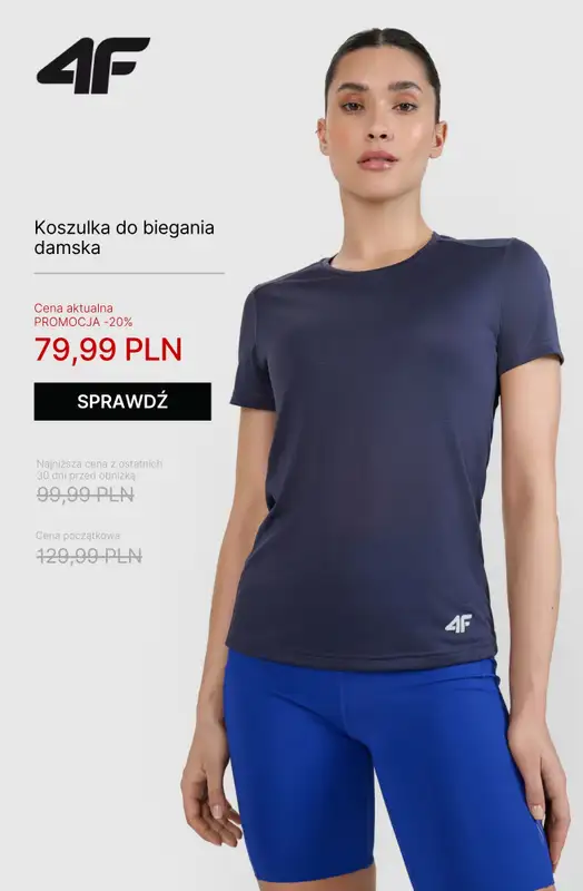4F - gazetka promocyjna Biegowe okazje od wtorku 07.10  - strona 5